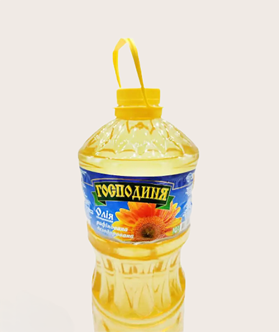 Олія соняшникова рафінована "Господиня" 4600 г (5 л)